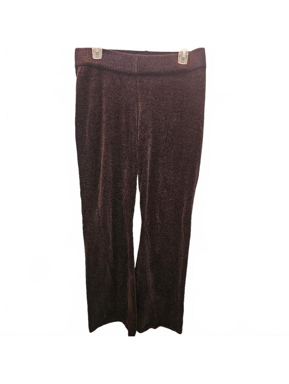 No Boundaries Women's Brown Velvet Pants Size M (8-10)